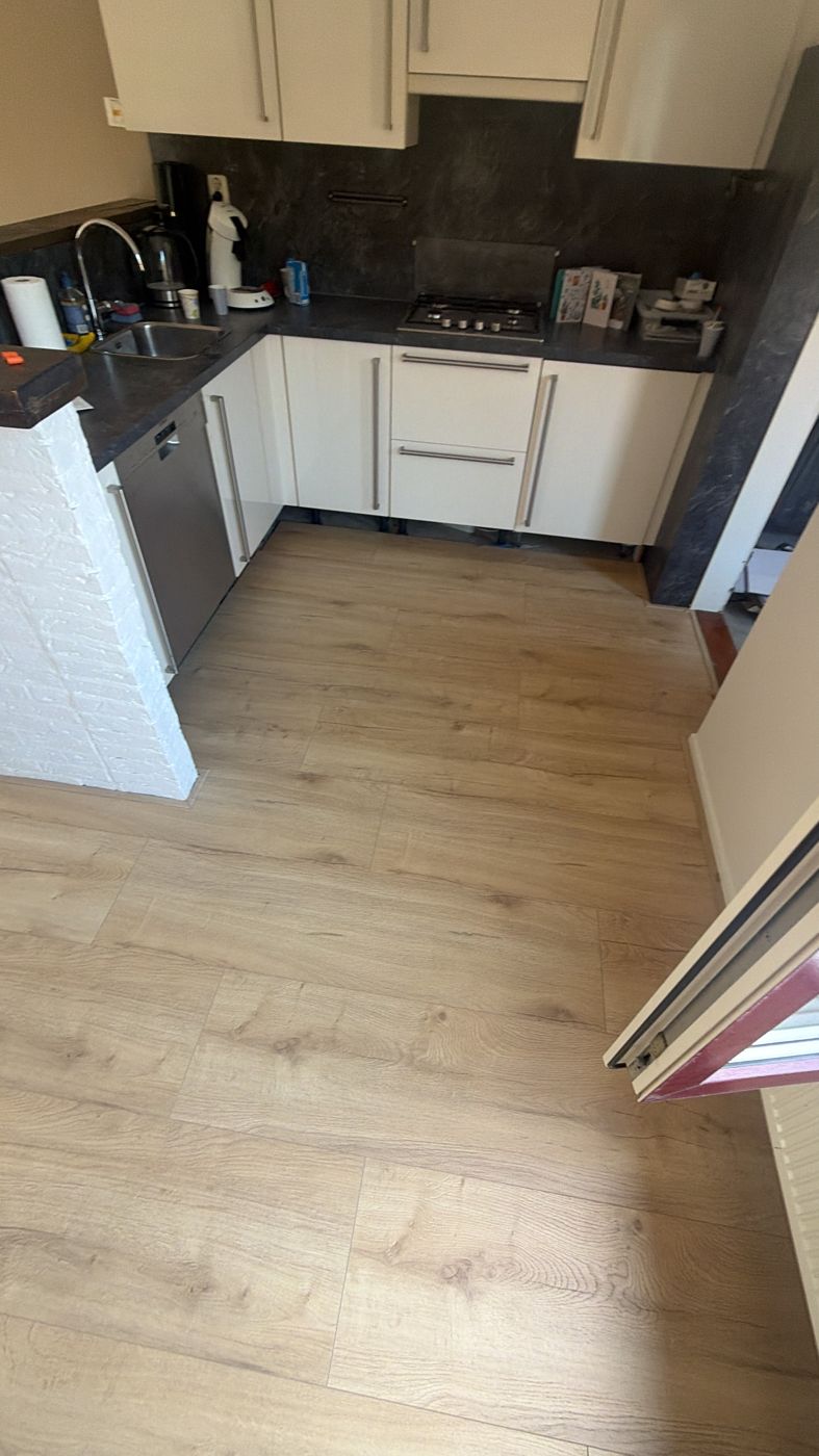 Laminaat in een keuken